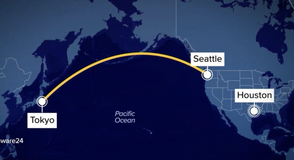 【動画】全日空機ドア開け騒ぎでシアトルへ 別客も暴れ機内から排除