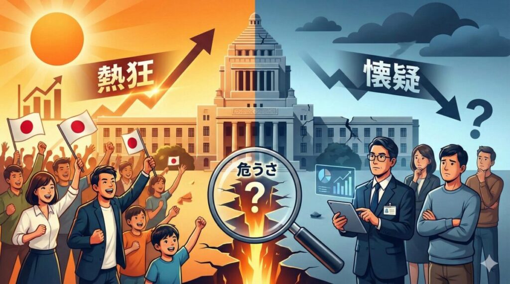 高市政権への「熱狂」と「懐疑」の対立軸：専門家と庶民が危惧する「危うさ」の正体