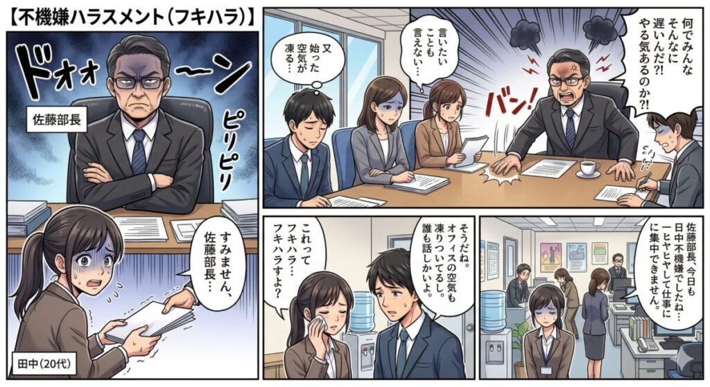 不機嫌ハラスメント（フキハラ）